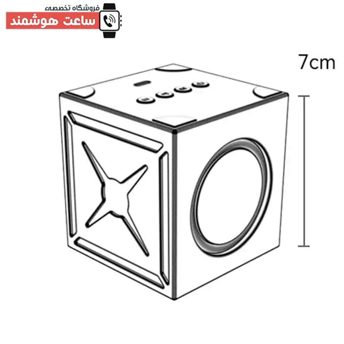 اسپیکر بلوتوثی کوچک قابل حمل رومیزی یسیدو Yesido YSW34 توان 5 وات — تصویر ۶