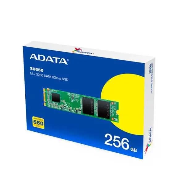 هارد اس اس دی اینترنال ای دیتا مدل Sata M2 2280 SU650 ظرفیت 256 گیگابایت — تصویر ۴