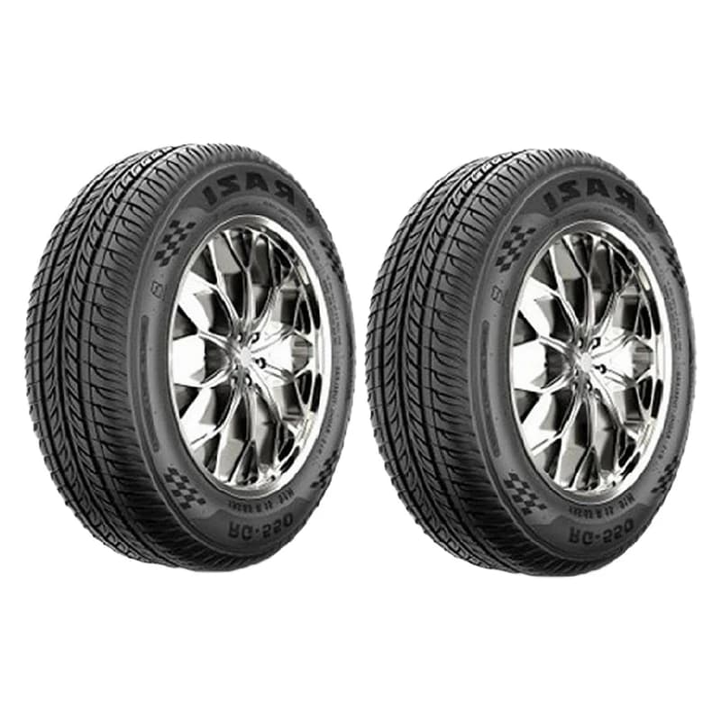 لاستیک خودرو رازی تایر مدل RG410 سایز 185/65/14 – تولید سال 2026دو حلقه
