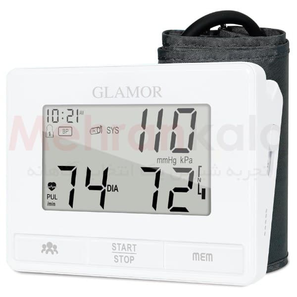 فشارسنج بازویی دیجیتالی گلامور مدل DBP-6173/NEW – سخنگو — تصویر ۲