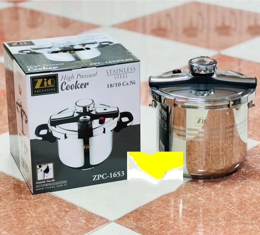 زودپز روگازی 7 لیتری برند زیو ترکیه مدل ZPC-1653-L07 (AR) — تصویر ۴