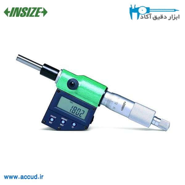 میکرومتر هد دیجیتال 25-0 میلی متر INSIZE (با گارانتی رسمی شرکت اینسایز) مدل 6354-25W