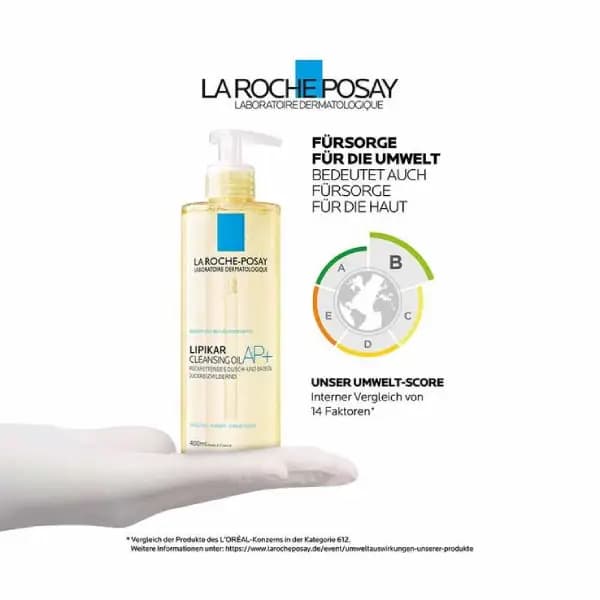روغن شوینده و آبرسان لاروش پوزای مدلLipikar Cleansing Oil AP — تصویر ۴