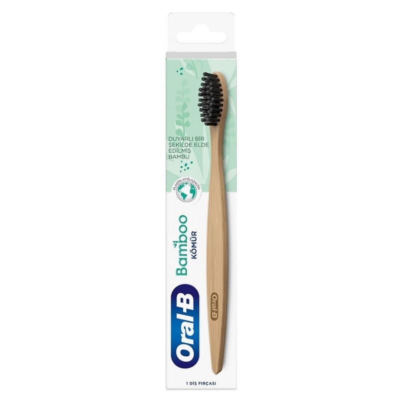 مسواک گیاهی بامبو مدل زغالی اورال بی Oral-B