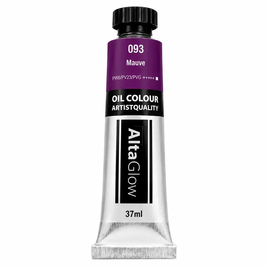 رنگ روغن آلتا گلو رنگ Mauve کد 093 حجم 37 میلیلیتر