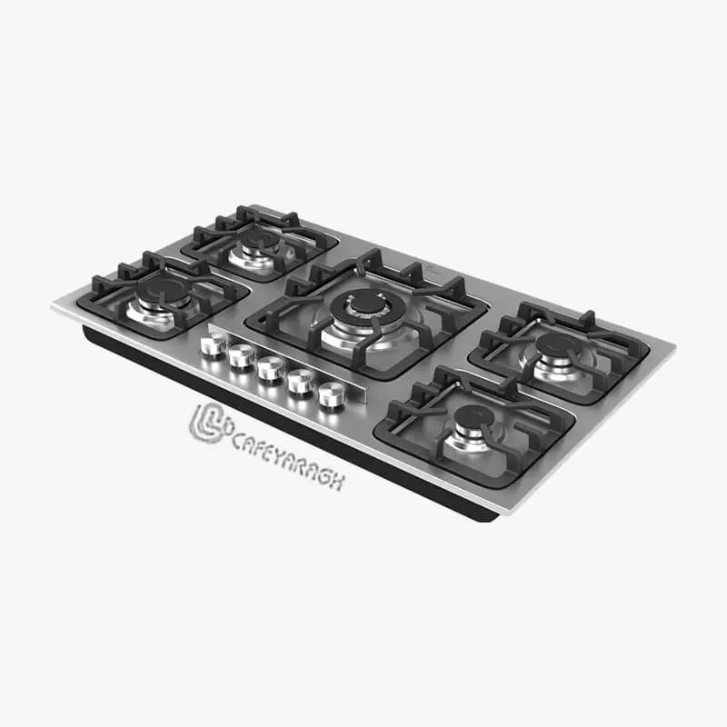 اجاق گاز صفحه ای استیل سیمر مدل S-549 — تصویر ۳