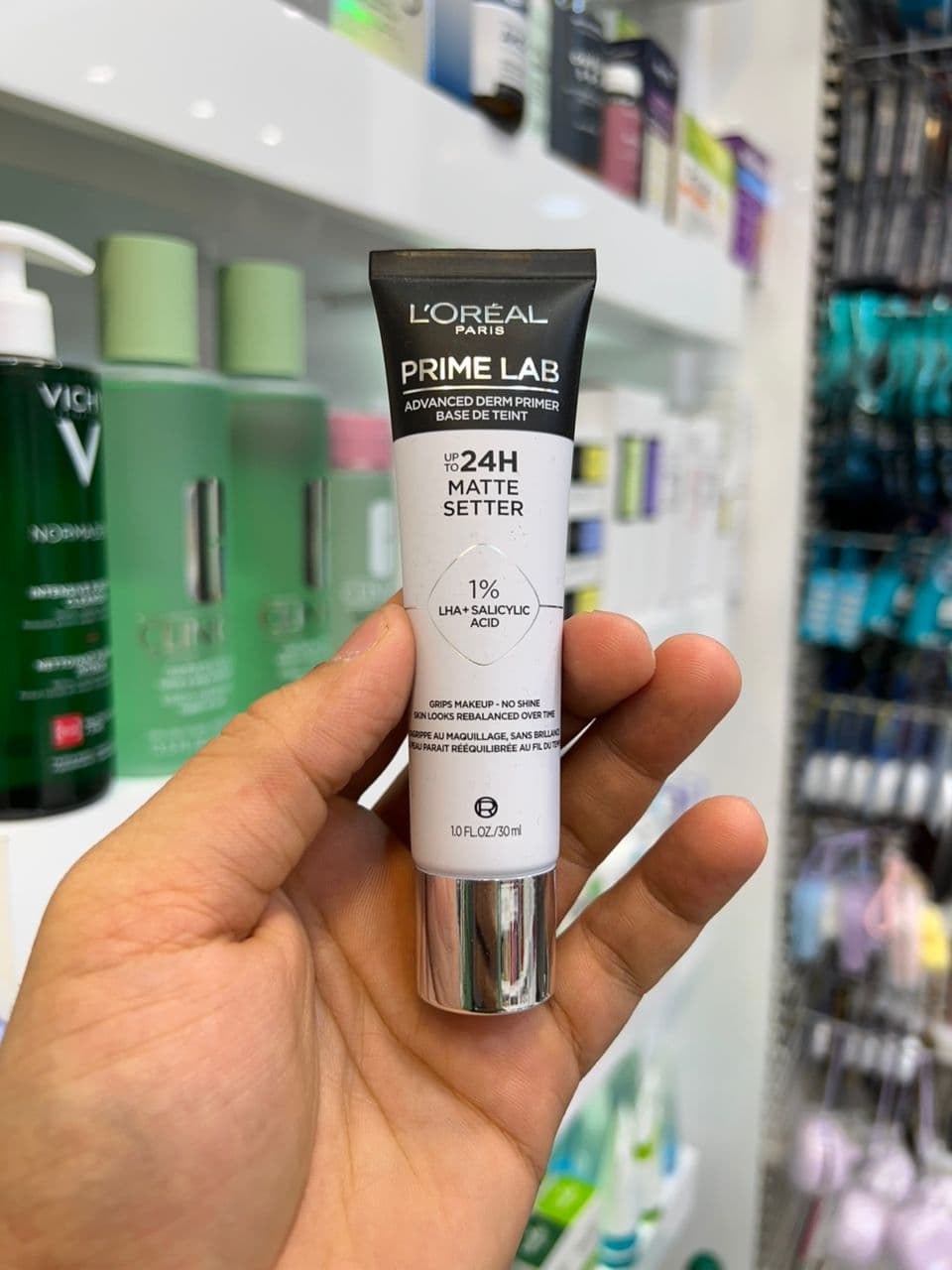 پرایمر مات کننده صورت لورال LOreal Prime Lab Matte حجم 30 میلی لیتر — تصویر ۲