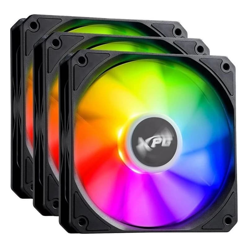 فن کیس ای دیتا ایکس پی جی مدل VENTO R 120 ARGB PWM بسته سه عددی — تصویر ۲