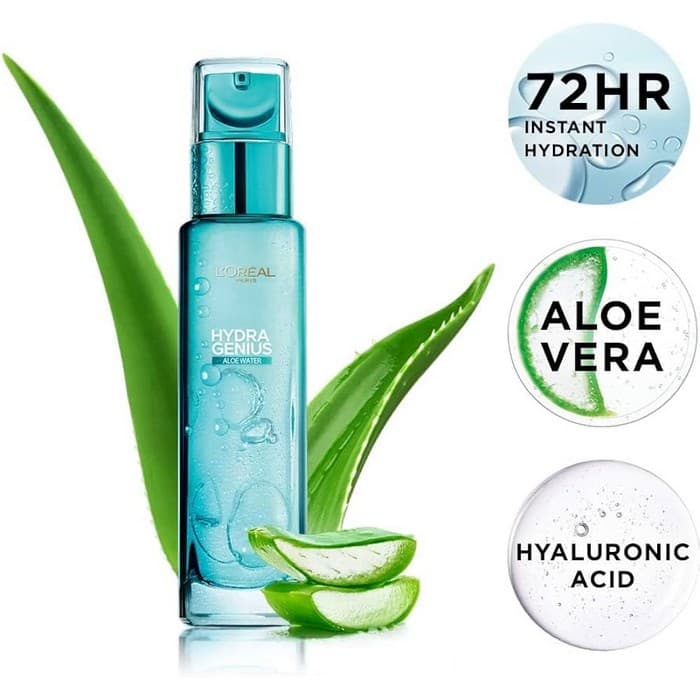 آبرسان لورال l’oreal پوست نرمال تا خشک هیدرا جنیوس Hydra Genius اصل 70 میل — تصویر ۶