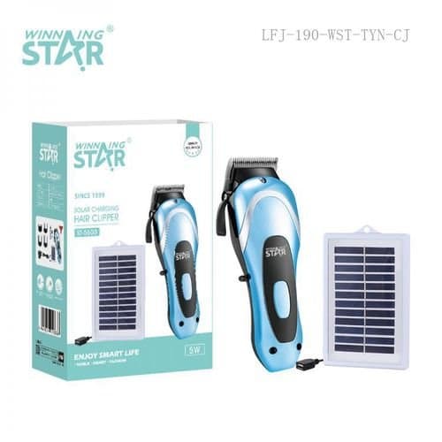 winning Star Tondeuse à Cheveux Pour Système Solaire Et Rechargeable