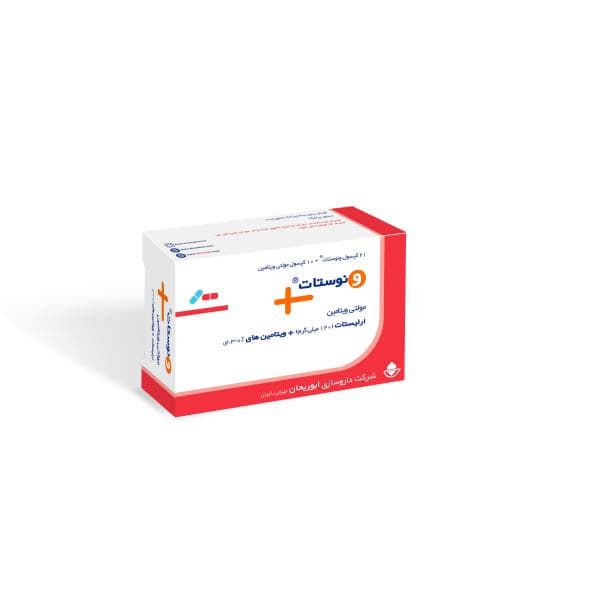 کپسول ونوستات+مولتی ویتامین ابوریحان ۲۱ عدد
