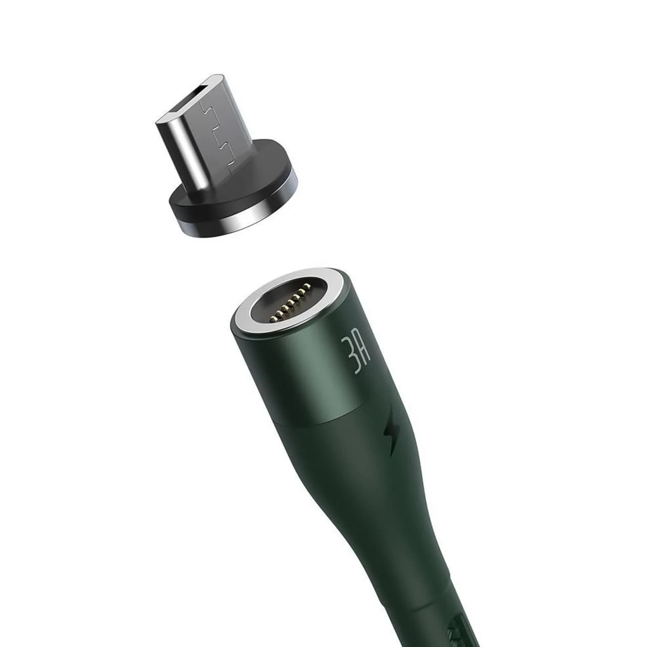 کابل تبدیل USB به میکرو USB مگنتی بیسوس مدل CAMXC طول 1متر – 2.1 آمپر — تصویر ۴