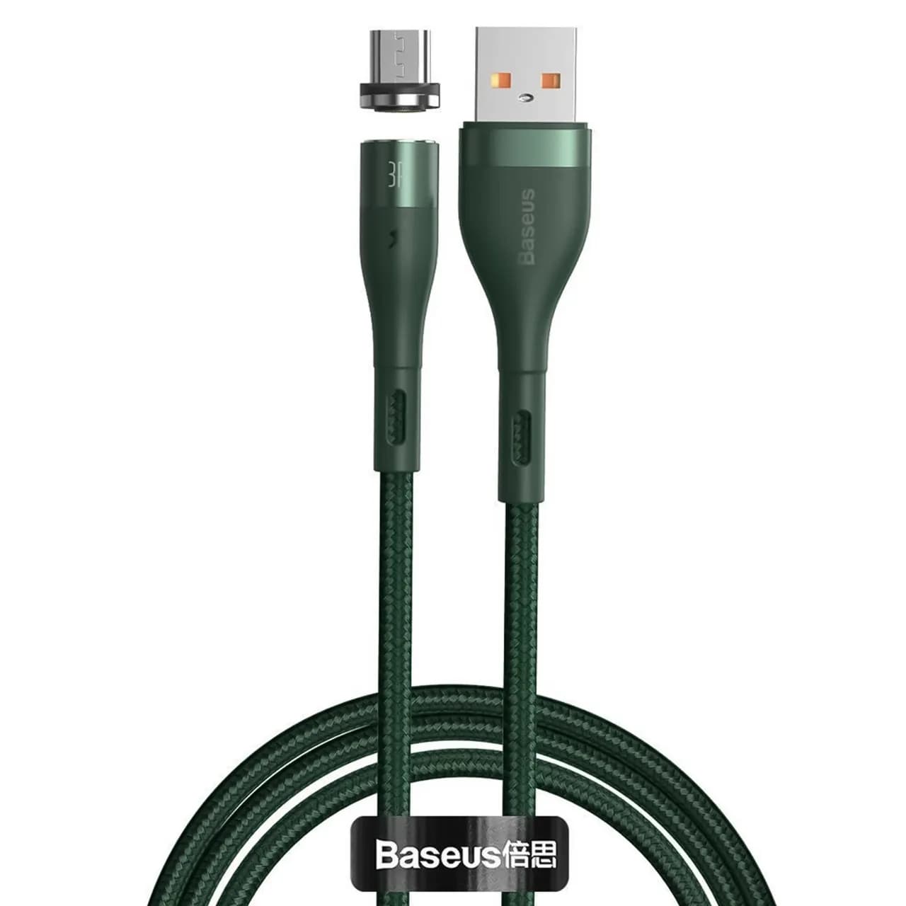 کابل تبدیل USB به میکرو USB مگنتی بیسوس مدل CAMXC طول 1متر – 2.1 آمپر — تصویر ۲