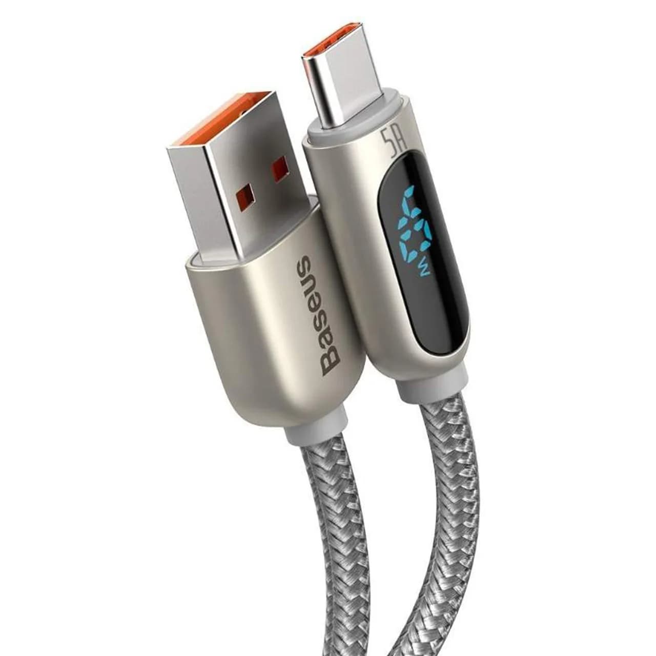 کابل تبدیل USB به تایپ سی بیسوس مدل CATSK طول 2 متر با توان 40 وات — تصویر ۵