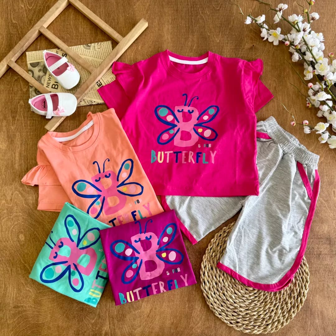 کراپ شلوارک پروانه Butterfly سایز 50،55 کد 6186 — تصویر ۲