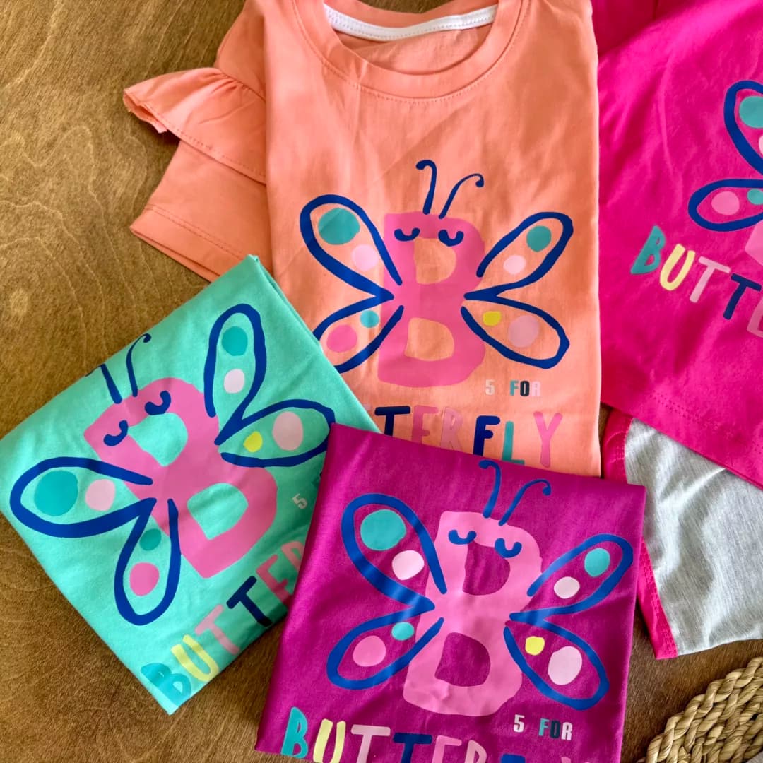 کراپ شلوارک پروانه Butterfly سایز 50،55 کد 6186 — تصویر ۴