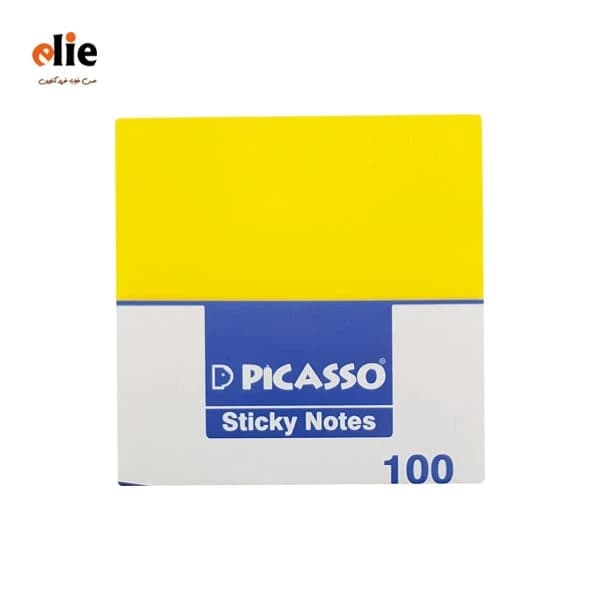 یادداشت چسبدار رنگی پیکاسو سایز 75×75 میلی متر