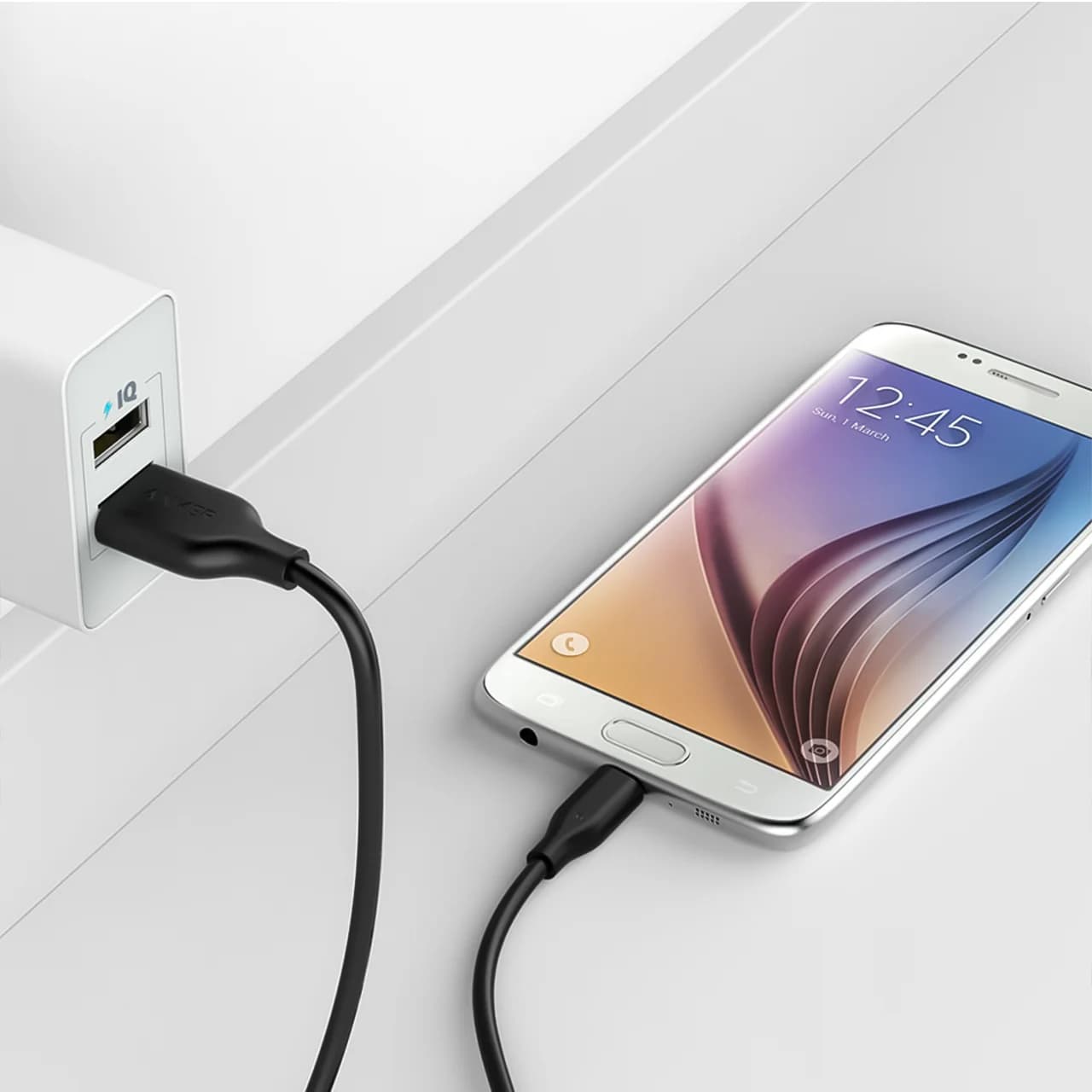 کابل تبدیل USB به میکرو USB انکر مدل A8132 طول 90 سانتی متر — تصویر ۴