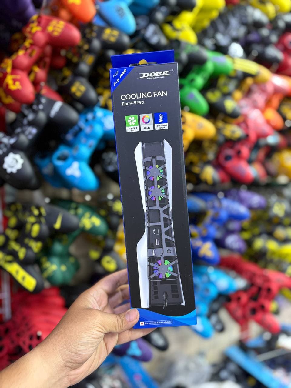 فن خنک کننده PS5 Pro دابی TP5-35153S فول RGB + سنسور دما (سفید)