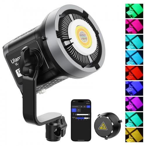 ویدیو لایت یولانزی مدل Ulanzi VL120C RGB — تصویر ۲
