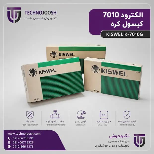 الکترود 7010 کیسول کره — تصویر ۲