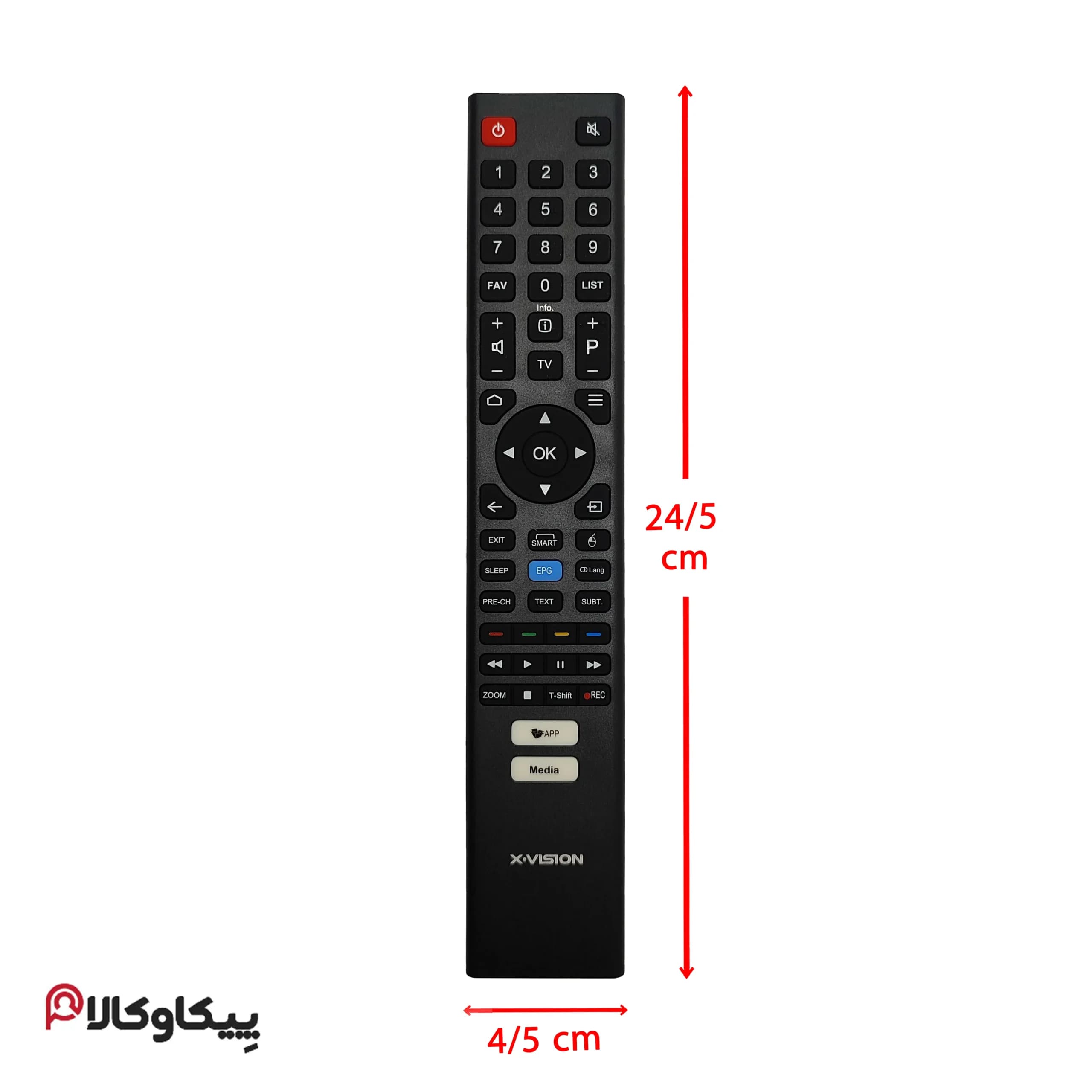 کنترل تلویزیون ایکس ویژن XVISION نت فلیکس دار بلند اورجینال — تصویر ۴