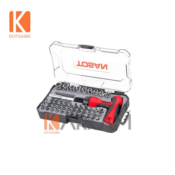 ست پیچ گوشتی و بکس 47 عددی توسن ساخت چین کدمحصولT814-S47 — تصویر ۴