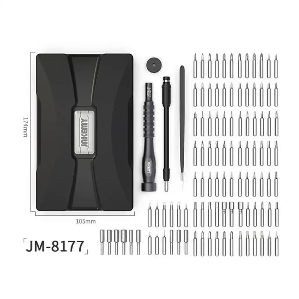 ست پیچ گوشتی 106in1 مدل Jakemy JM-8177