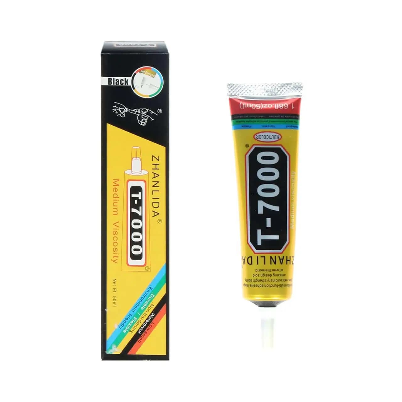 چسب مایع همه کاره ال سی دی 50 میلی لیتری ژانلیدا مدل – T7000 — تصویر ۲