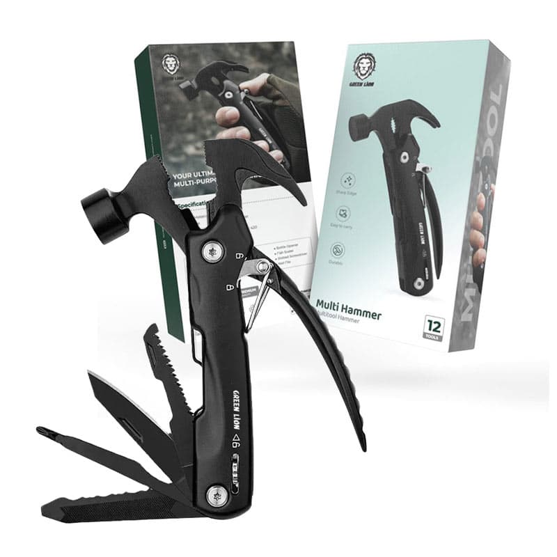 چکش چندکاره کمپینگ گرین لاین مدل Green Lion multi Hammer 12tools