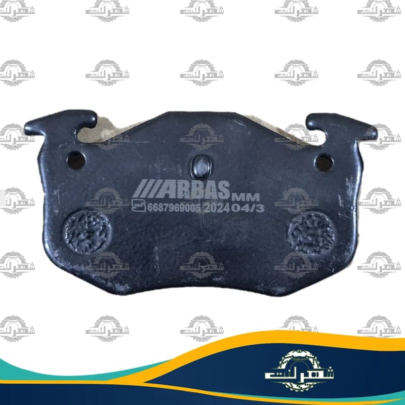 لنت ترمز عقب پژو 206 تیپ5 1380-1392 ارباس (ARBAS) — تصویر ۶