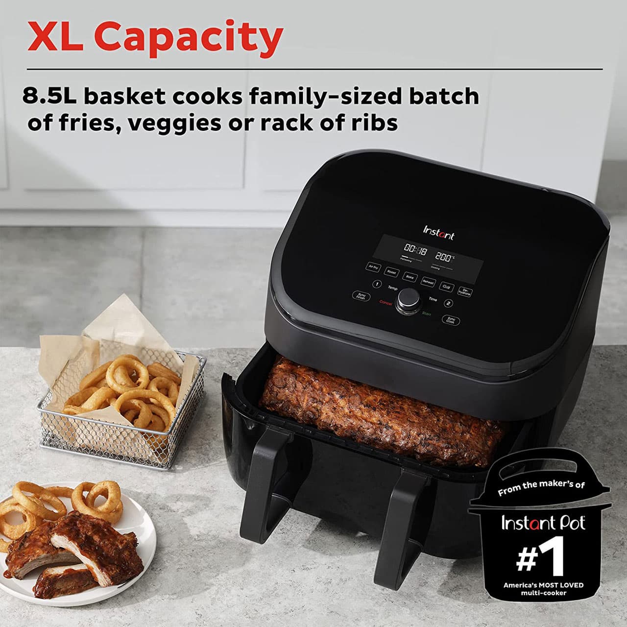 سرخ کن اینستنت مدل Vortex Plus VersaZone AFB9002BK — تصویر ۹