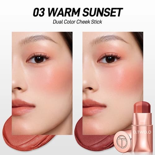 رژگونه استیکی دو رنگ او تو او o.two.o — تصویر ۶