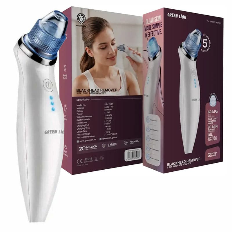 دستگاه پاک کننده جوش سرسیاه گرین لاین مدل Green Lion blackhead remover GL-TM51