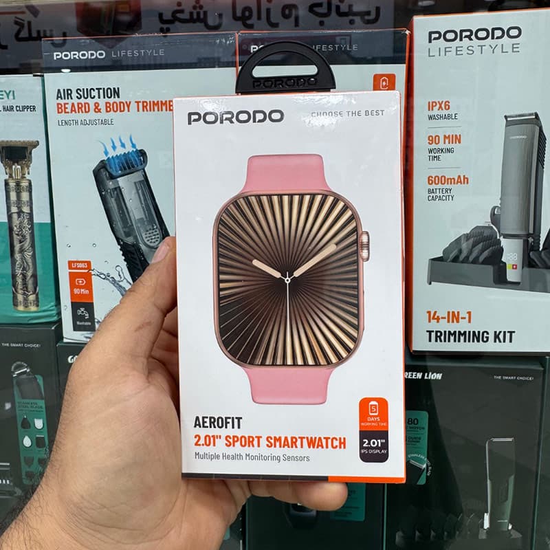 ساعت هوشمند پرودو مدل Porodo AeroFit 2.01inch — تصویر ۵