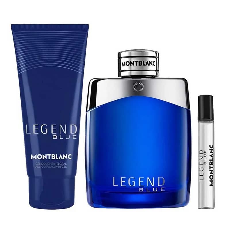 ست ادکلن هدیه مردانه مون بلان لجند بلو (Mont Blanc Legend Blue Gift Set) – 3 تکه — تصویر ۲