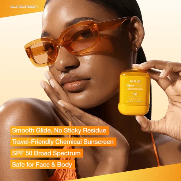 ضد آفتاب استیکی بی رنگ و درخشان کننده آنوا Invisible Glow Finish Sunstick — تصویر ۶