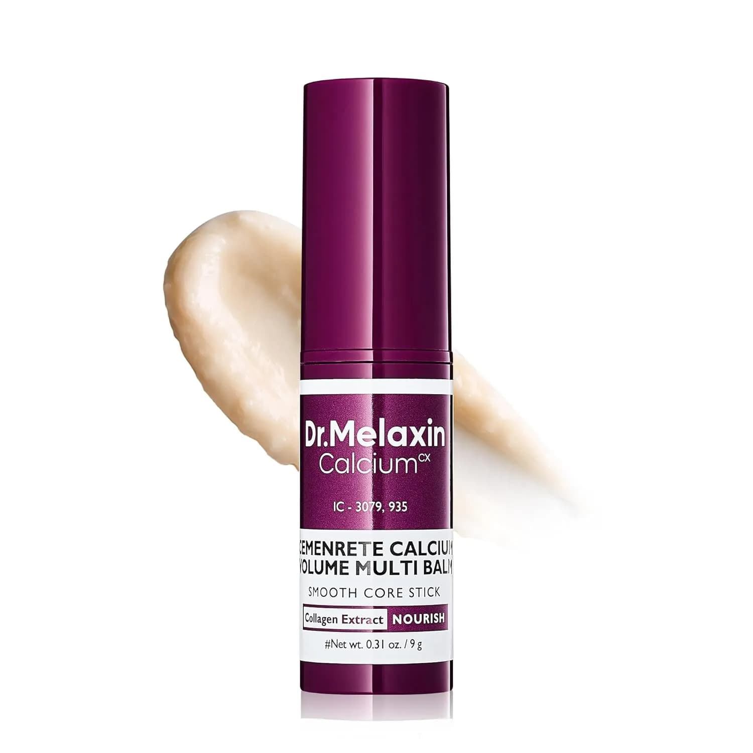 مولتی بالم جوانساز کلسیم کلاژن دکتر ملاکسین Calcium Volume Multi Balm 9gr — تصویر ۲