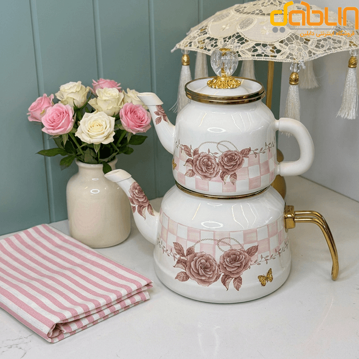 کتری و قوری میس بتی طرح گل رز Rosadora