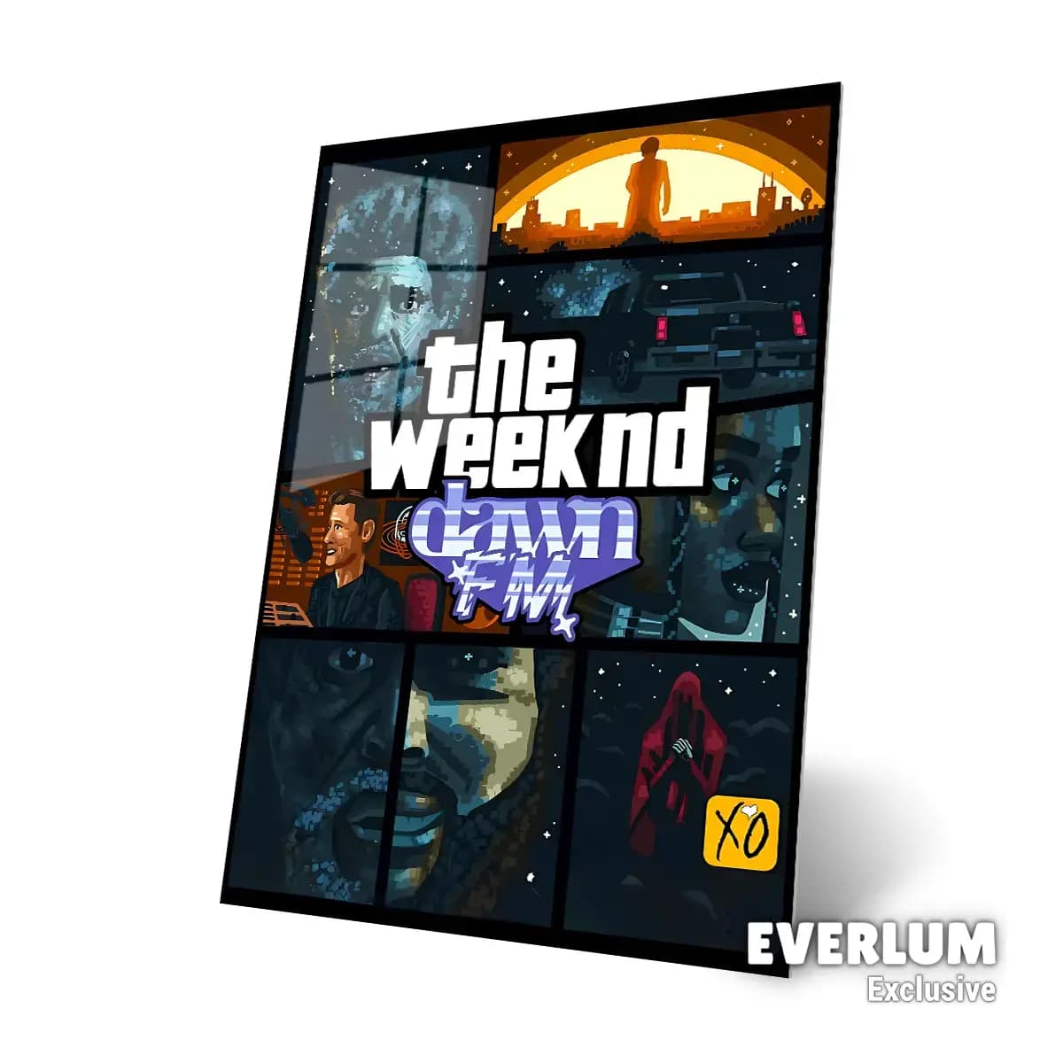 متال پوستر The Weeknd کد N607 — تصویر ۴