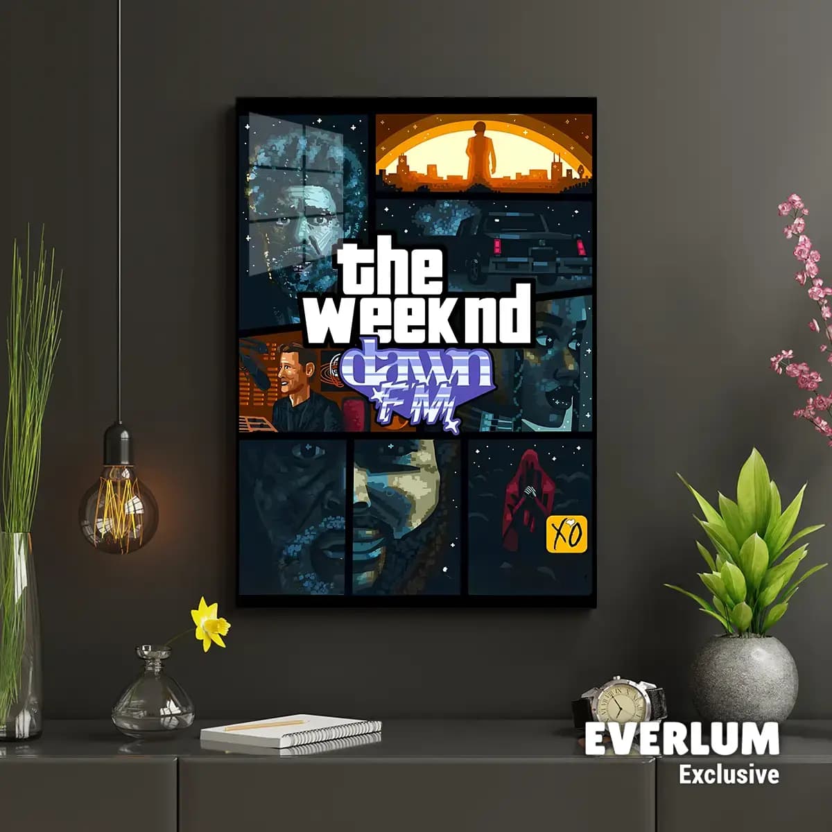 متال پوستر The Weeknd کد N607 — تصویر ۳