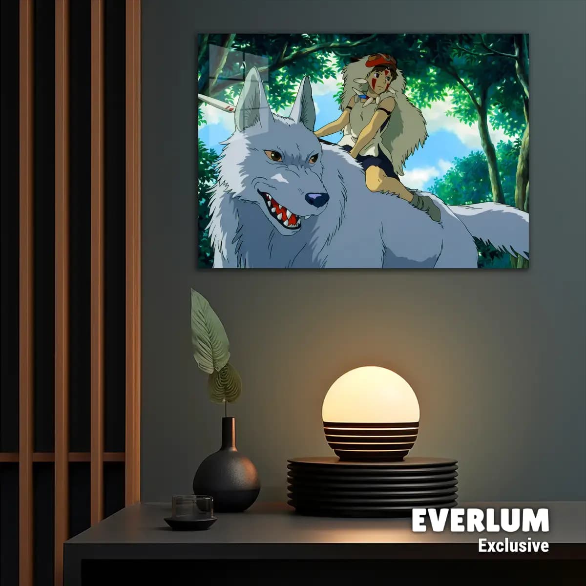 متال پوستر انیمه Princess Mononoke کد N609 — تصویر ۳