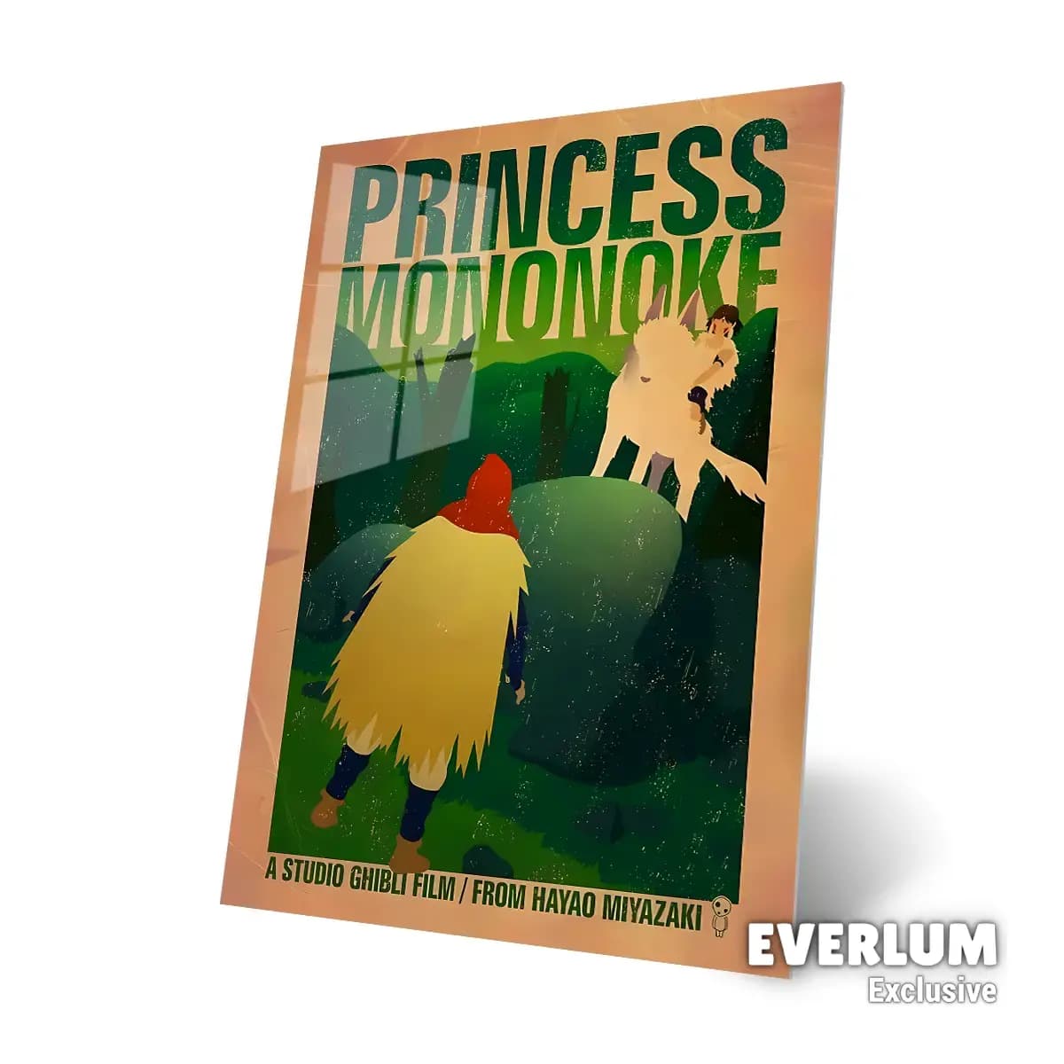 متال پوستر انیمه Princess Mononoke کد N607 — تصویر ۴