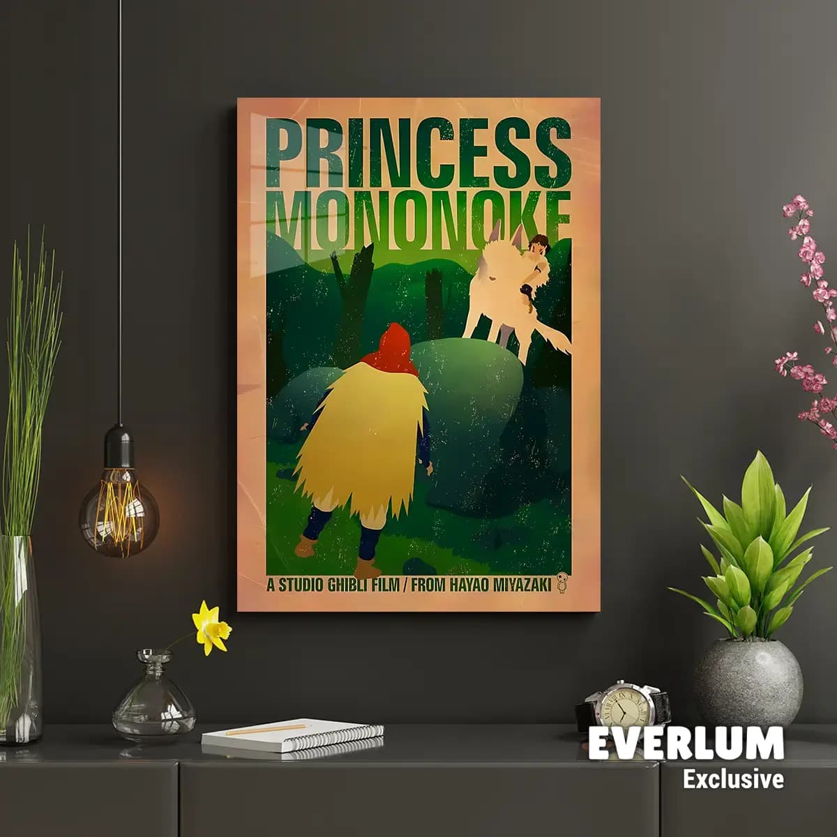 متال پوستر انیمه Princess Mononoke کد N607 — تصویر ۳