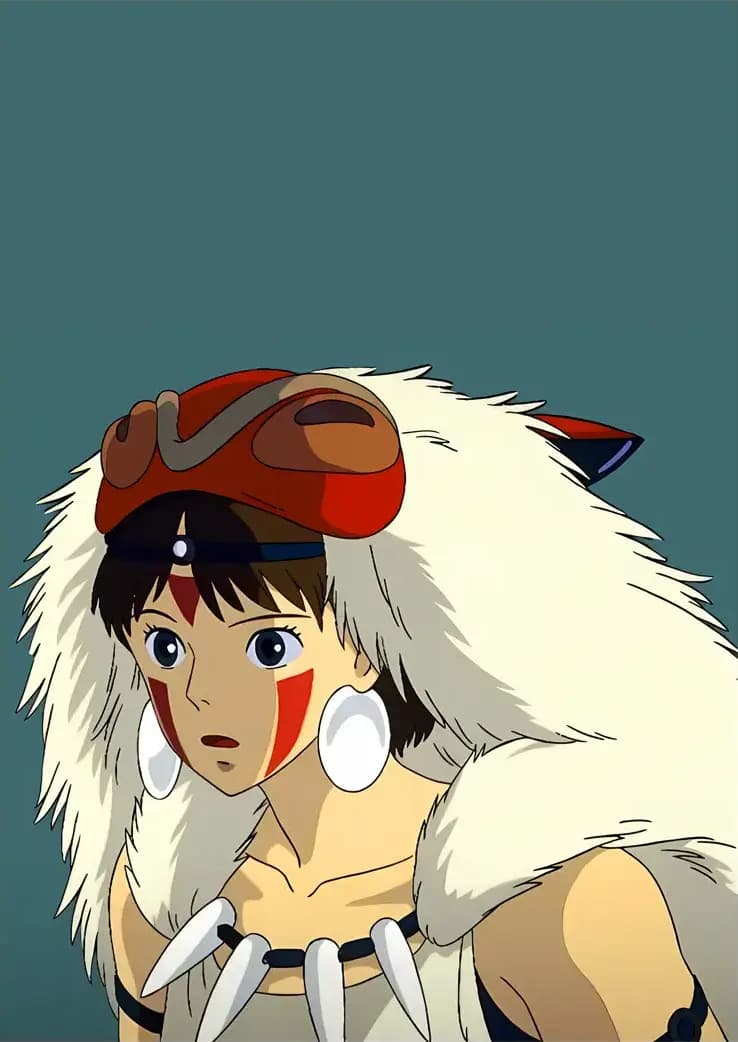 متال پوستر انیمه Princess Mononoke کد N605