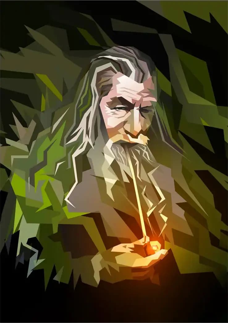 متال پوستر فیلم Lord Of The Rings کد N601 — تصویر ۲
