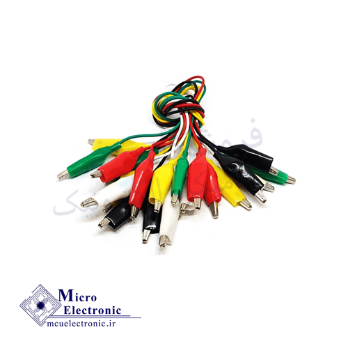 گیره سوسماری سیمدار کوچک بسته 10 عددی