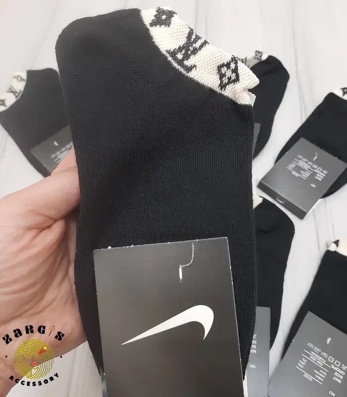 جوراب زنانه زیر قوزکی طرح LOUIS VUITTON