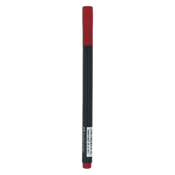 روان نویس نوک نمدی زرشکی فابرکاستل (FABER CASTELL)