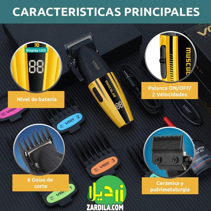 ماشین اصلاح حرفه ای ویجی آر مدل V_285 — تصویر ۵